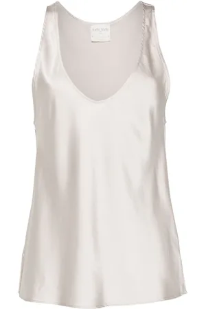 FORTE FORTE Lightweight satin tank top