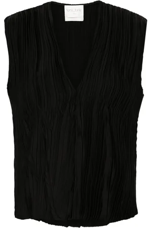 FORTE FORTE Sleeveless pleated blouse