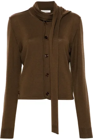 LEMAIRE Scarf-detail cardigan