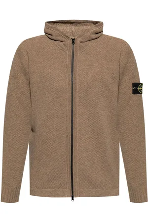 Stone Island Compass-badge zipped hoodie