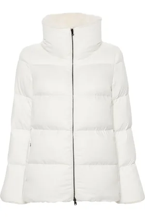 HERNO Faux-fur collar padded jacket