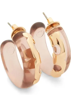 Tory Burch Resin hoop earrings
