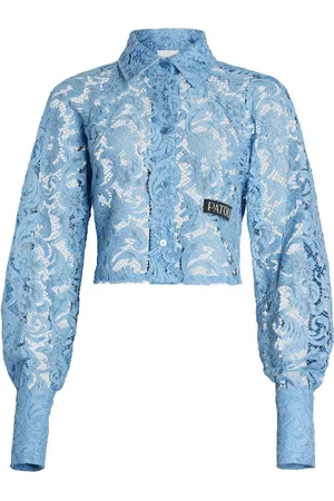 Patou Cropped lace shirt