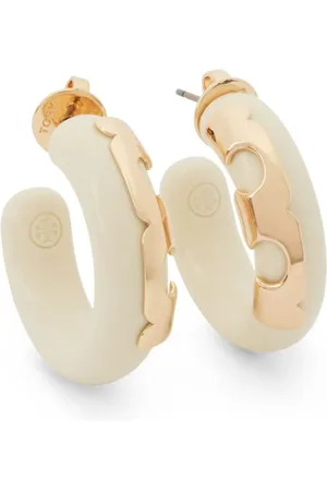Tory Burch Resin hoop earrings