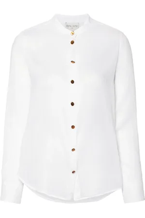 FORTE FORTE Long-sleeve semi-sheer shirt