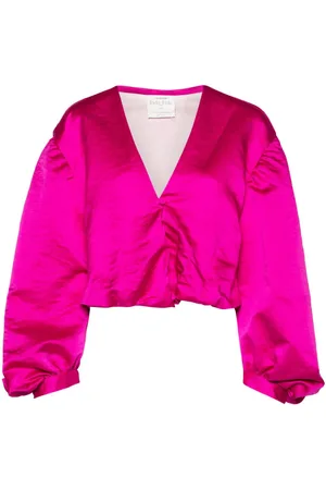 FORTE FORTE Cropped satin blouse
