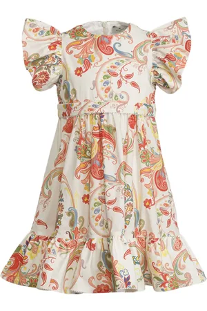 Etro Paisley-print ruffle dress