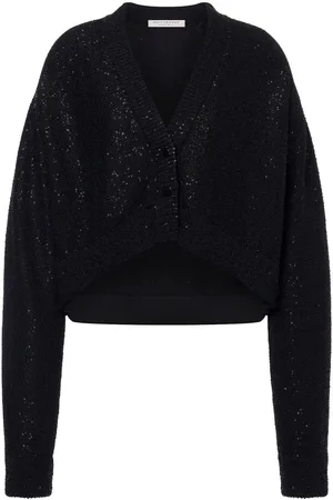Serafini V-neck sequinned cardigan