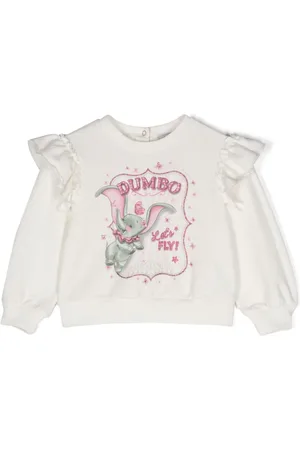 MONNALISA X Disney Dumbo ruffled sweatshirt