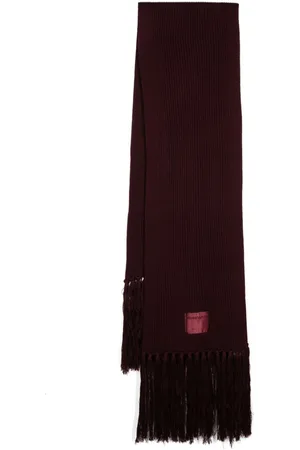 Patrizia Pepe Fringed knitted scarf