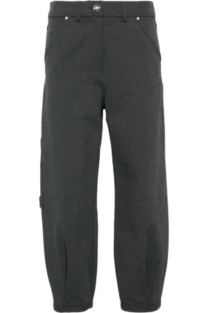 Pinko Tapered cropped jersey trousers