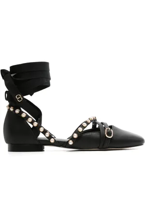 Twin-Set Tied ballerina shoes