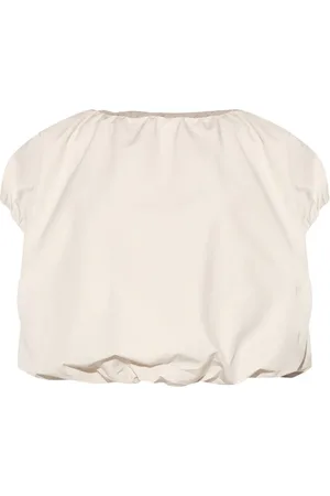Gestuz Cropped short-sleeve blouse