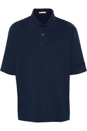 Marni Logo-patch polo shirt