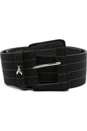Patrizia Pepe Pinstriped twill belt