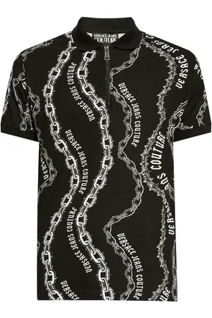 VERSACE Chain Couture polo shirt