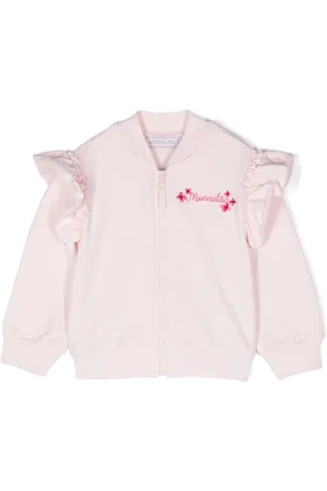 MONNALISA X Disney logo-embroidered sweatshirt
