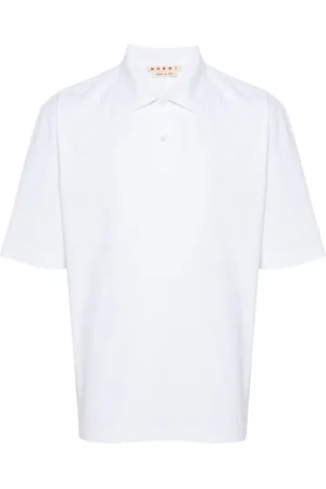 Marni Logo-patch polo shirt