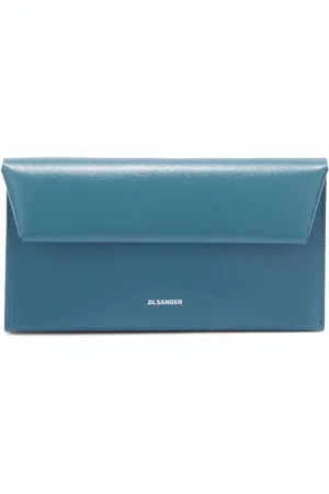 Jil Sander Logo-stamp leather wallet