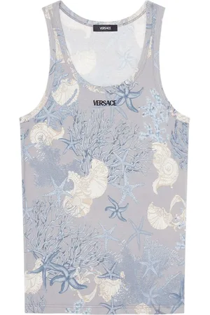VERSACE Barocco Sea ribbed tank top