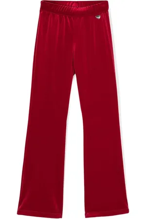 MONNALISA Flared velvet trousers