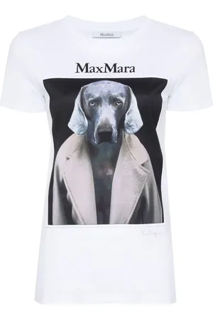 Max Mara Cipria dog-print T-shirt