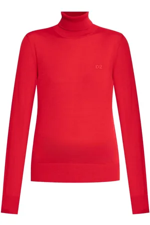 Dsquared2 Embroidered-logo wool jumper