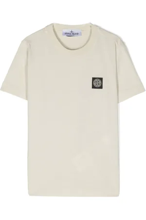 Stone Island Compass-patch cotton T-shirt