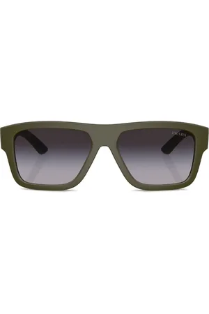 Prada Printed square-frame sunglasses