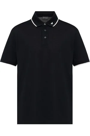 Emporio Armani Logo embroidered polo shirt