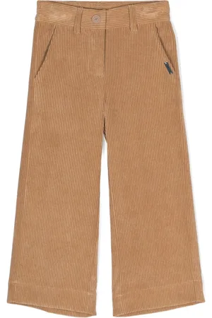 MONNALISA Corduroy wide-leg trousers