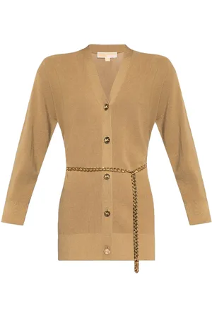 Michael Kors Chain belted long cardigan