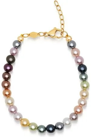 Nialaya Rainbow pearl bracelet