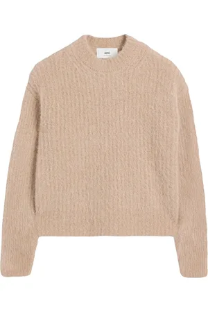 Ami Ribbed wool blend jumper