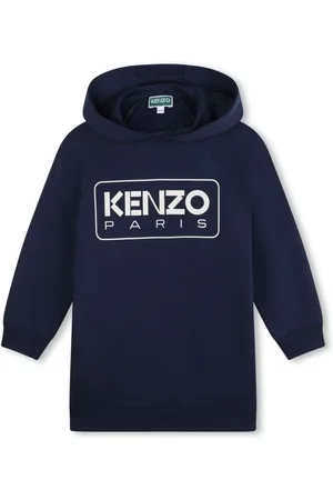 Kenzo Logo-print cotton hoodie dress