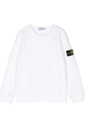 Stone Island Compass-badge cotton sweatshirt