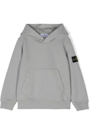 Stone Island Compass-badge cotton hoodie