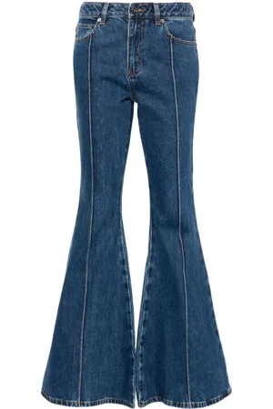 Self-Portrait Kick flared jeans