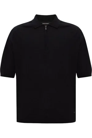 Emporio Armani Logo patch polo shirt