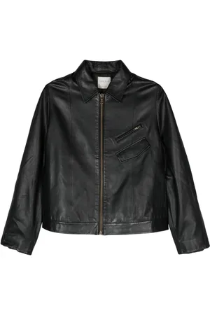 FORTE FORTE Zip-up leather jacket