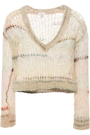 Patrizia Pepe V-neck cropped jumper