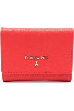 Patrizia Pepe Medium tri-fold leather wallet