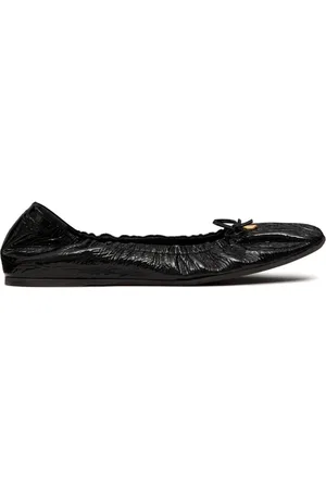 VALENTINO GARAVANI VLogo ruched ballerina shoes