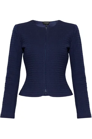 Emporio Armani Cotton fitted jacket