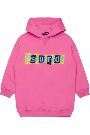Dsquared2 Logo-print hooded jersey dress