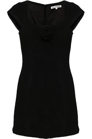 Reformation Rose applique knitted dress