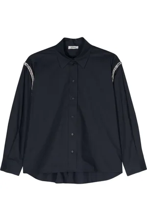 Sandro Rhinestoned cotton shirt