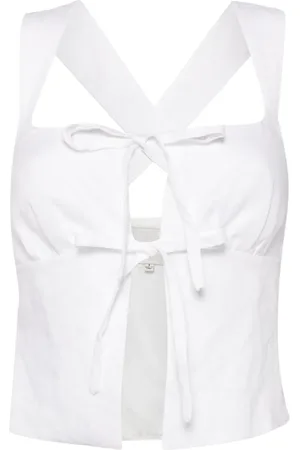Reformation Azalea linen top