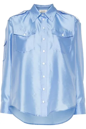 Sandro Long-sleeve satin shirt