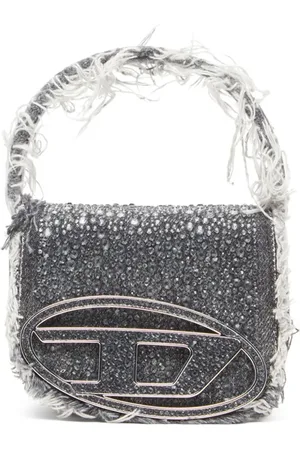 Diesel Mini 1DR crystal-embellished shoulder bag